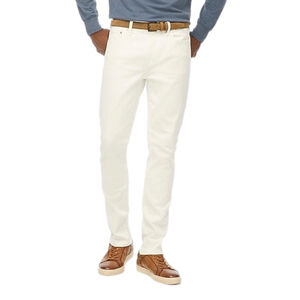 J.Crew Factory Slim Fit Flex Jeans White 34x34 Stretch Denim NWT